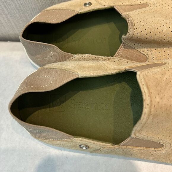 Spenco Convertible Sterling Orthotic Mule Shoes Slip Ons Sz 10 Tan Suede Leather - Picture 6 of 9